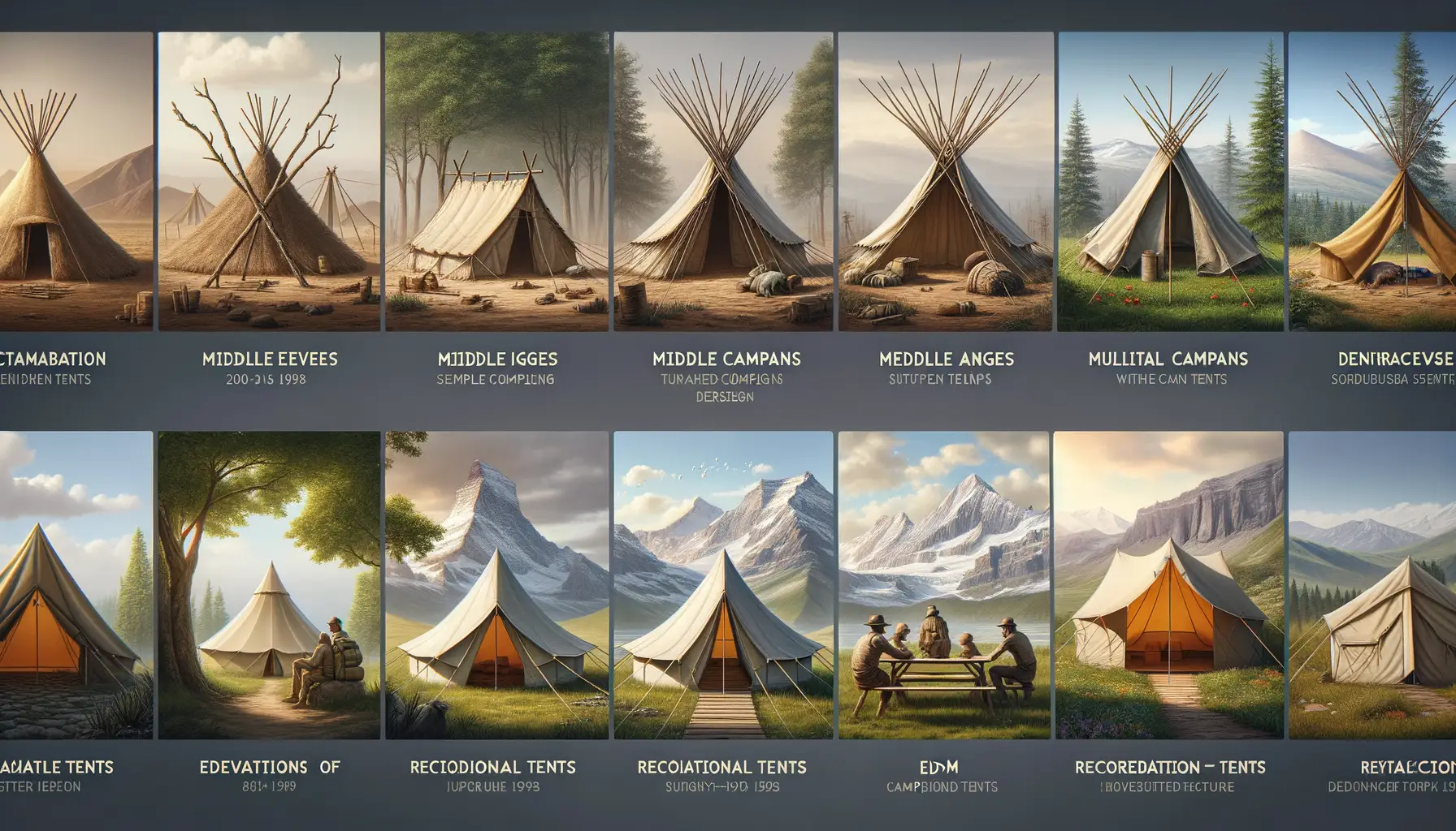 The Evolution of Tent Designs in Historical Events