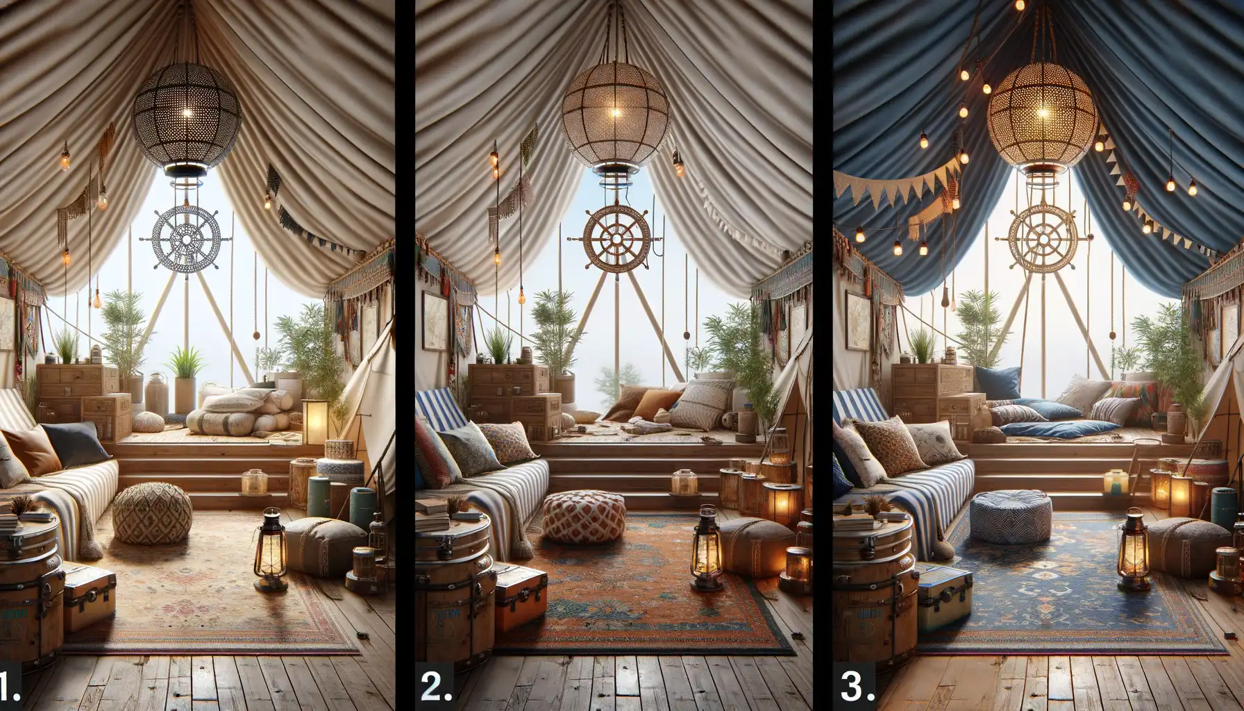 Themed Décor Ideas for Tent Interiors